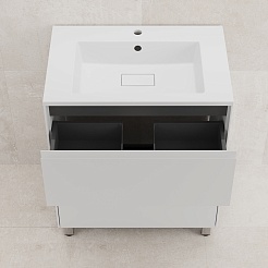 Style Line Тумба под раковину Лима 70 Plus эмаль белая матовая – фотография-6